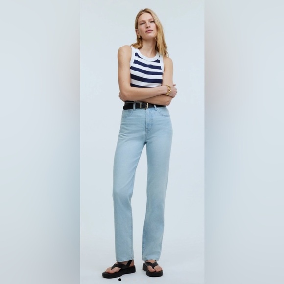 Madewell Denim - Madewell ’90s Straight Leg Jeans Light Wash Size 31 NWT Vintage-Inspired Denim